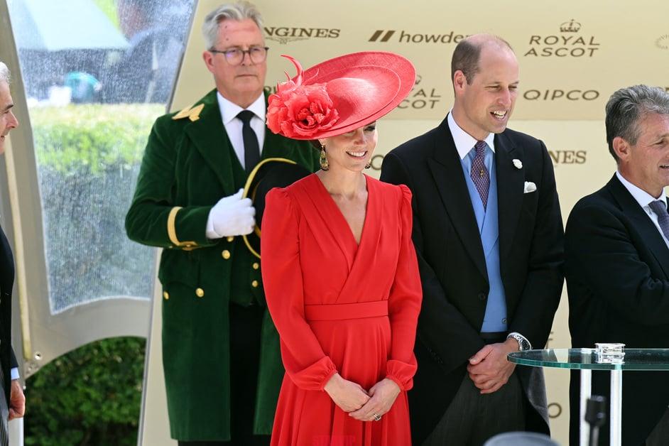 Kate Middleton fait sensation en rouge au Royal Ascot