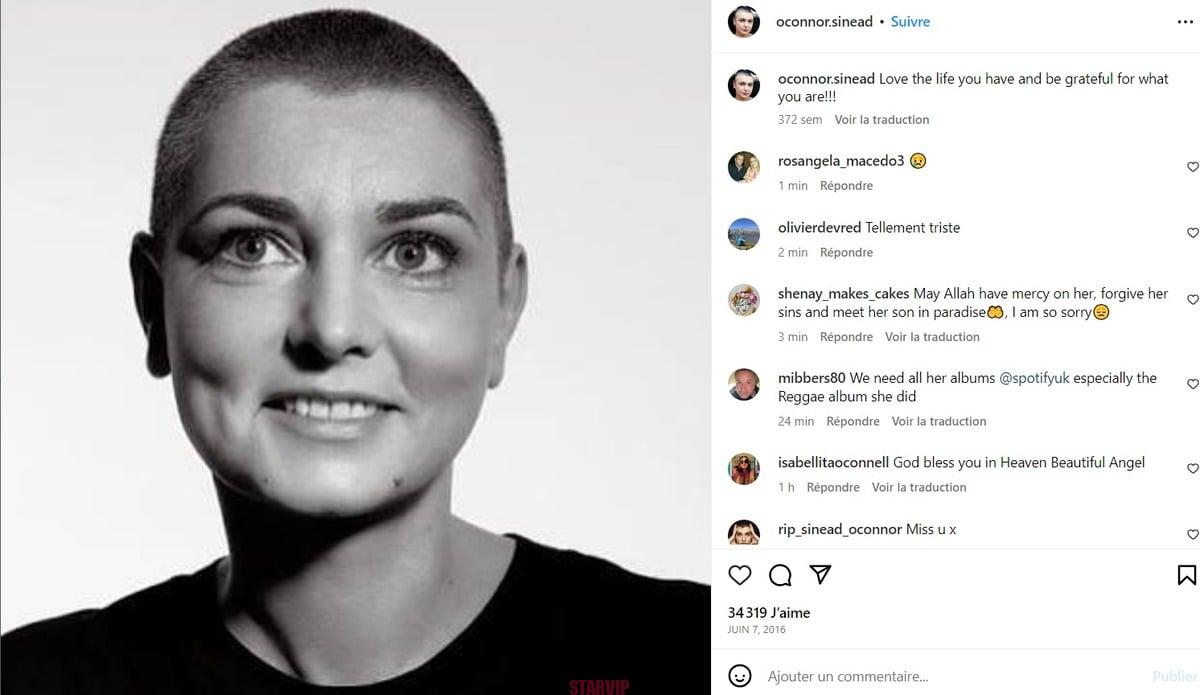 Sinead O’Connor harcelée avant sa mort : un message inquiétant soulève des questions