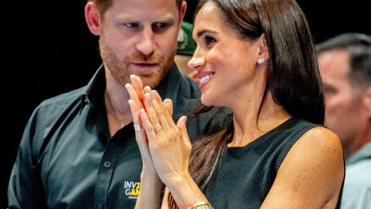 Meghan Markle sans sa bague de fiançailles aux côtés du prince Harry : Voici pourquoi ! – PHOTOS