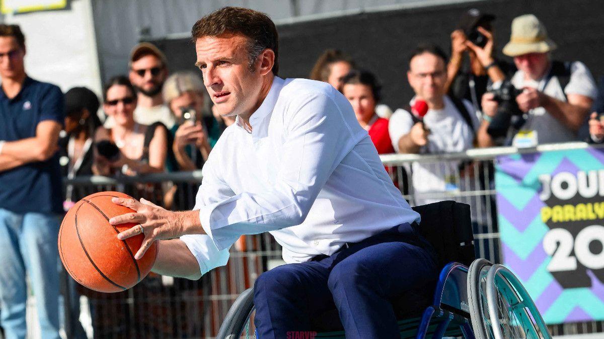 Emmanuel Macron : un roi du sport en fauteuil roulant, comme Kate Middleton