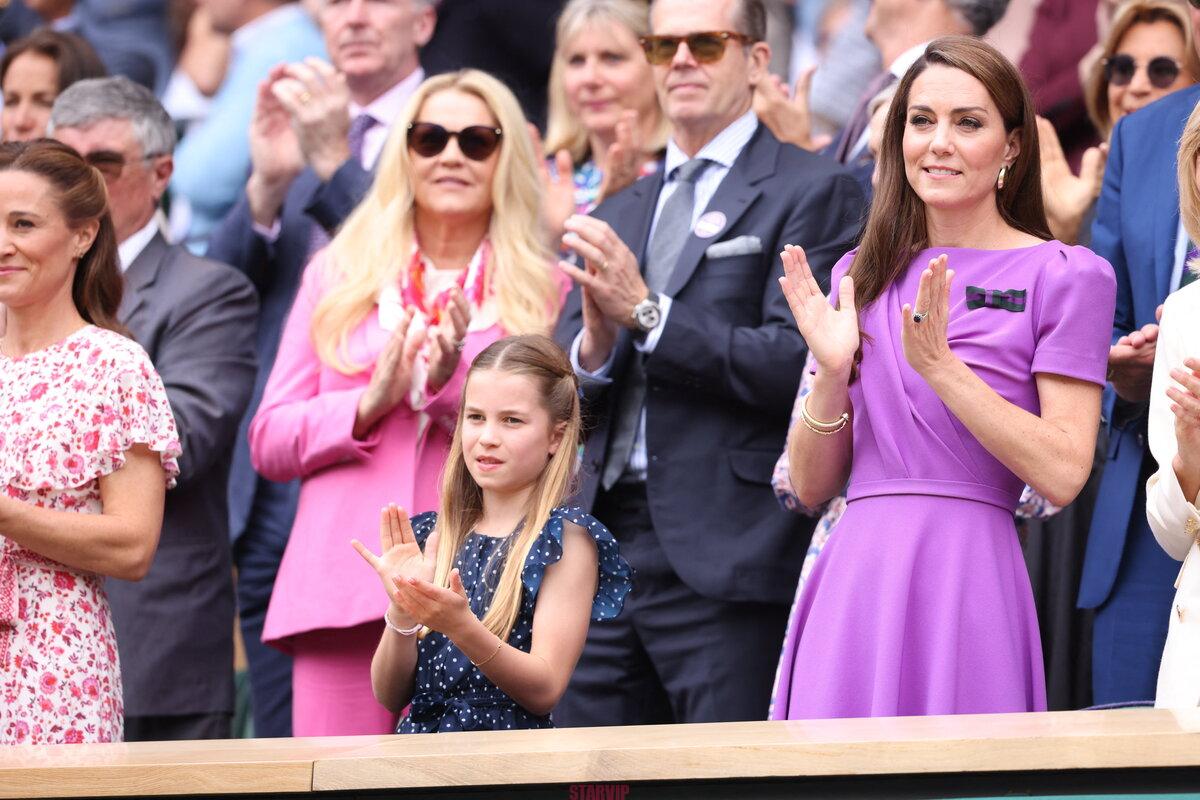 Kate Middleton à Wimbledon : rayonnante en robe lilas !