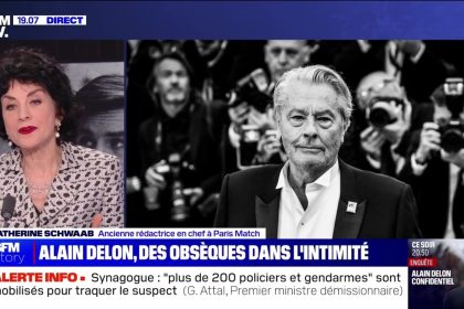 Alain Delon : un hommage controversé aux obsèques du célèbre acteur