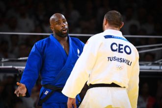 Teddy Riner en danger : bagarre imminente avec un adversaire aux JO 2024