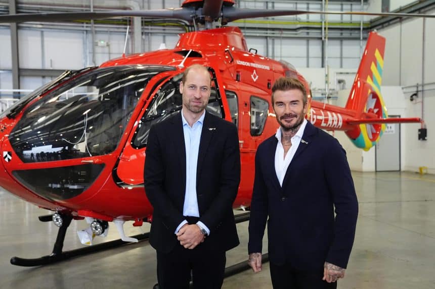 David Beckham aux côtés du prince William : polémique autour d’un titre de chevalier